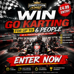 🏁 Chance to win a Go Karting Experience for Up to 6 People 🏁