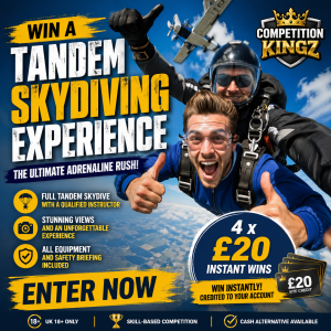 Chance to Win a Tandem Skydiving Experience