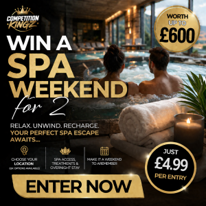 🧖‍♀️ Chance to Win a Spa Weekend for 2 People