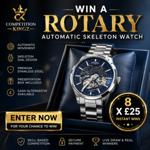 ⌚ Chance To Win A Rotary Skeleton Watch ⌚